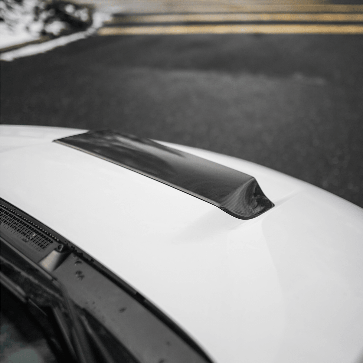 JDMuscle [22-26 WRX] OE+ Style Carbon Fiber Hood Scoop - Return