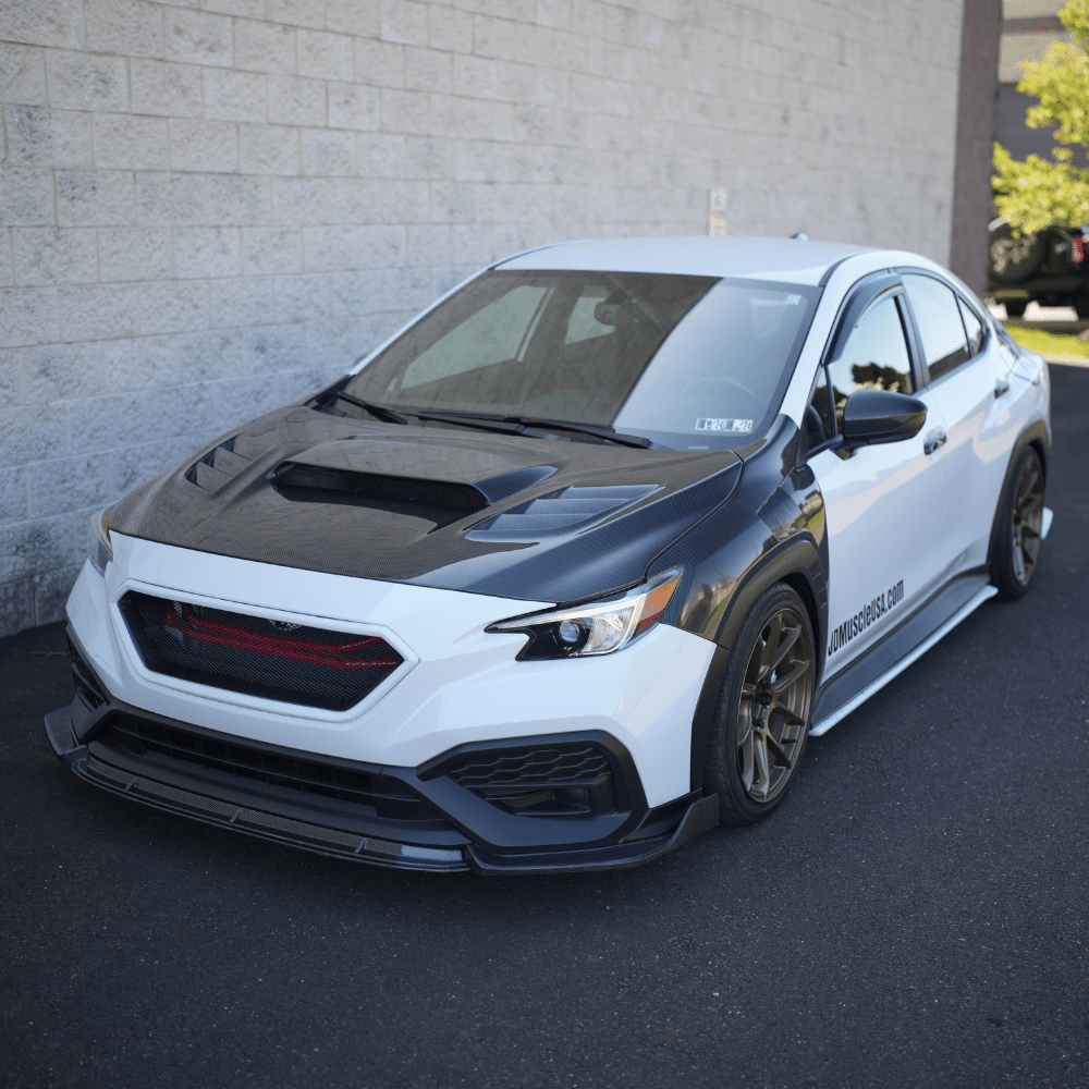 JDMuscle [22 - 26 WRX] Carbon Fiber Hood V1 - JDMuscleHoodsJDM-WRX22-SR1131CF2x2 Twill