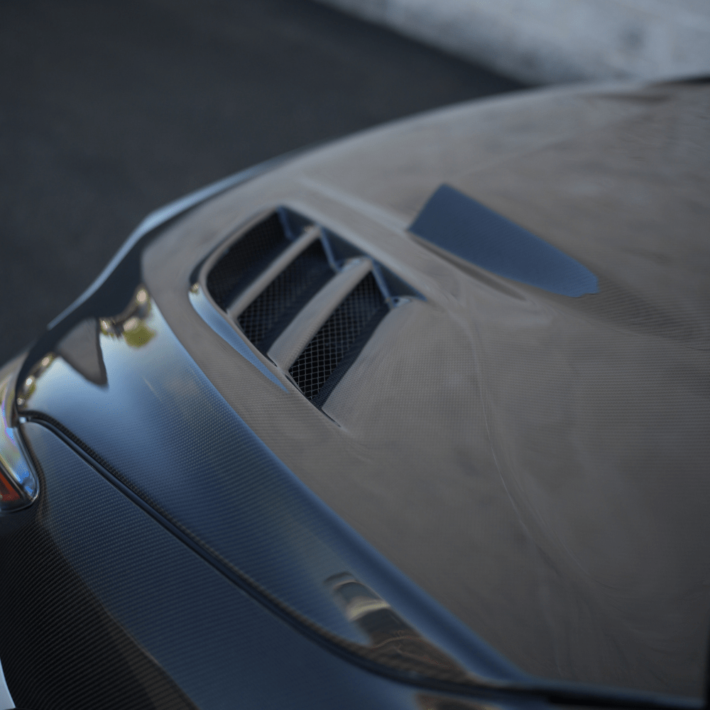 JDMuscle [22 - 26 WRX] Carbon Fiber Hood V1 - JDMuscleHoodsJDM-WRX22-SR1131CF2x2 Twill