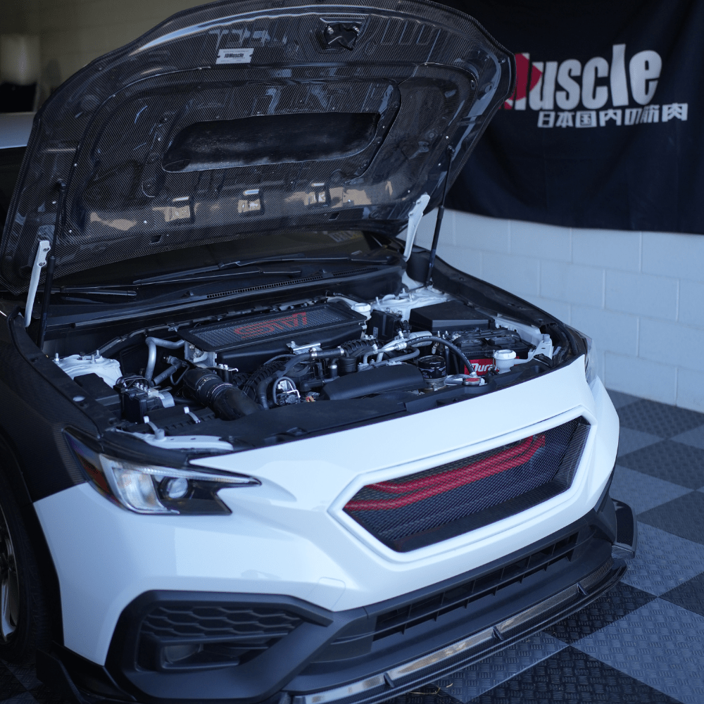 JDMuscle [22 - 26 WRX] Carbon Fiber Hood V1 - JDMuscleHoodsJDM-WRX22-SR1131CF2x2 Twill