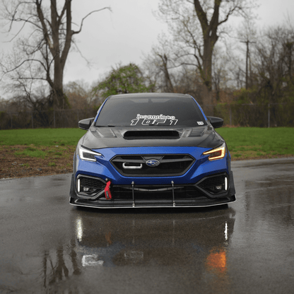 JDMuscle [22 - 26 WRX] Carbon Fiber Hood V2 - JDMuscleHoodsJDM-WRX22-1177CF2x2 TwillVacuum Fused Carbon Fiber