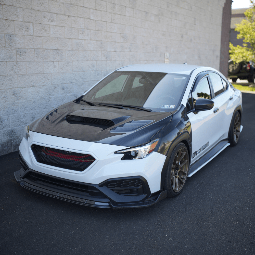 JDMuscle [22 - 26 WRX] Carbon Fiber Naga Style Front Bumper Lip - JDMuscleFront LipsJDM-WRX22-FL-NAGCF