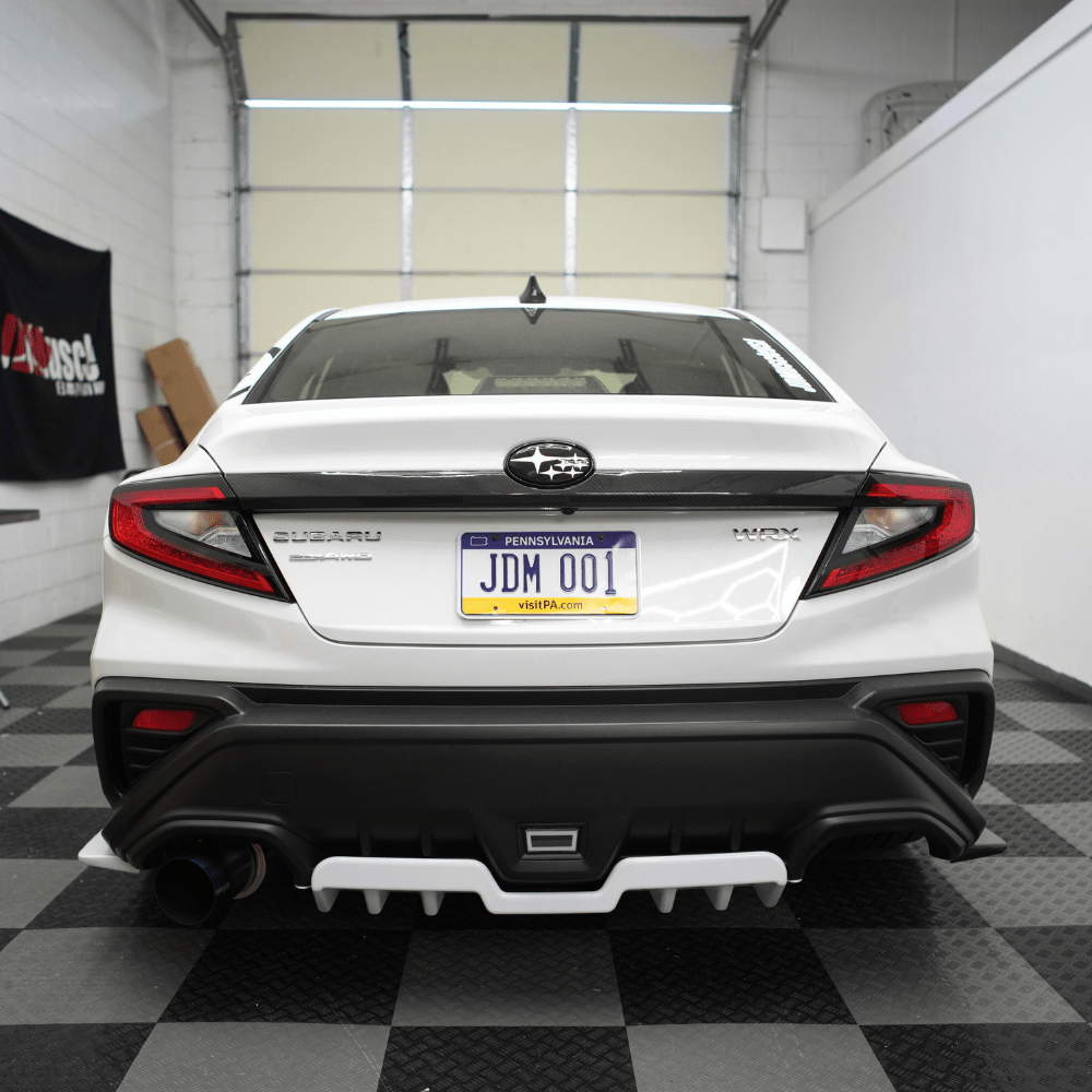 JDMuscle [22 - 26 WRX] Carbon Fiber Trunk Garnish Trim Cover - JDMuscleExterior GarnishesJDM-WRX22-573