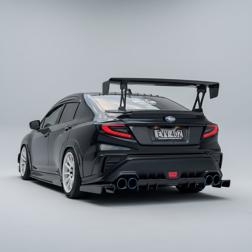 JDMuscle [22 - 26 WRX] Carbon Fiber V2 Rear Diffuser - JDMuscleDiffusers and Vortex GeneratorsJDM-WRX22-1136-R/DCF2x2 Carbon Fiber