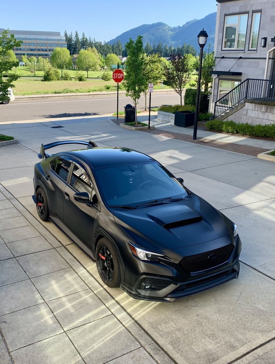 JDMuscle [22 - 26 WRX] Concept S Style Spoiler - Paint Matched/Gloss Black/ABS - JDMuscleSpoilers and WingsJDM-WRX22-SP-SD4SCrystal Black Silica D4S (Gloss Black w/ Pearl)