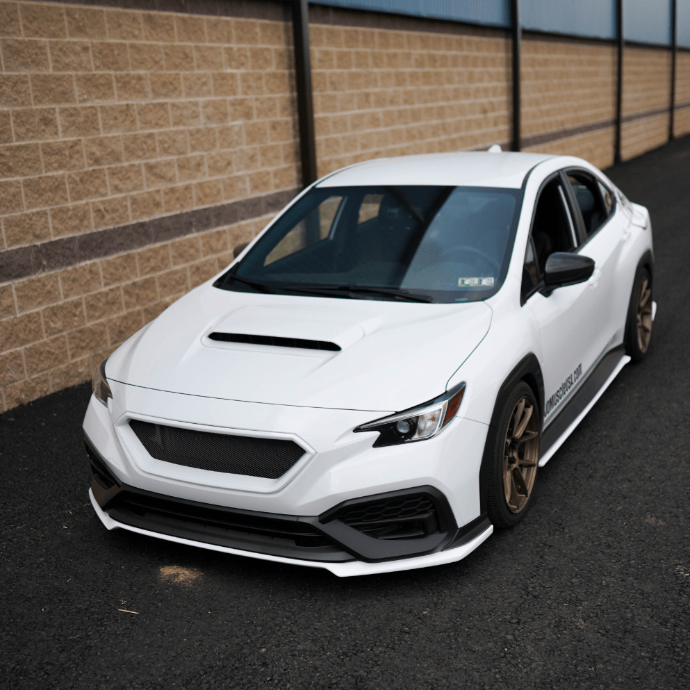 JDMuscle [22 - 26 WRX] CS Style V1 Front Bumper Grille - Paint Matched/Gloss Black - JDMuscleGrillesJDM-WRX22-DB-FG1GBGloss Black