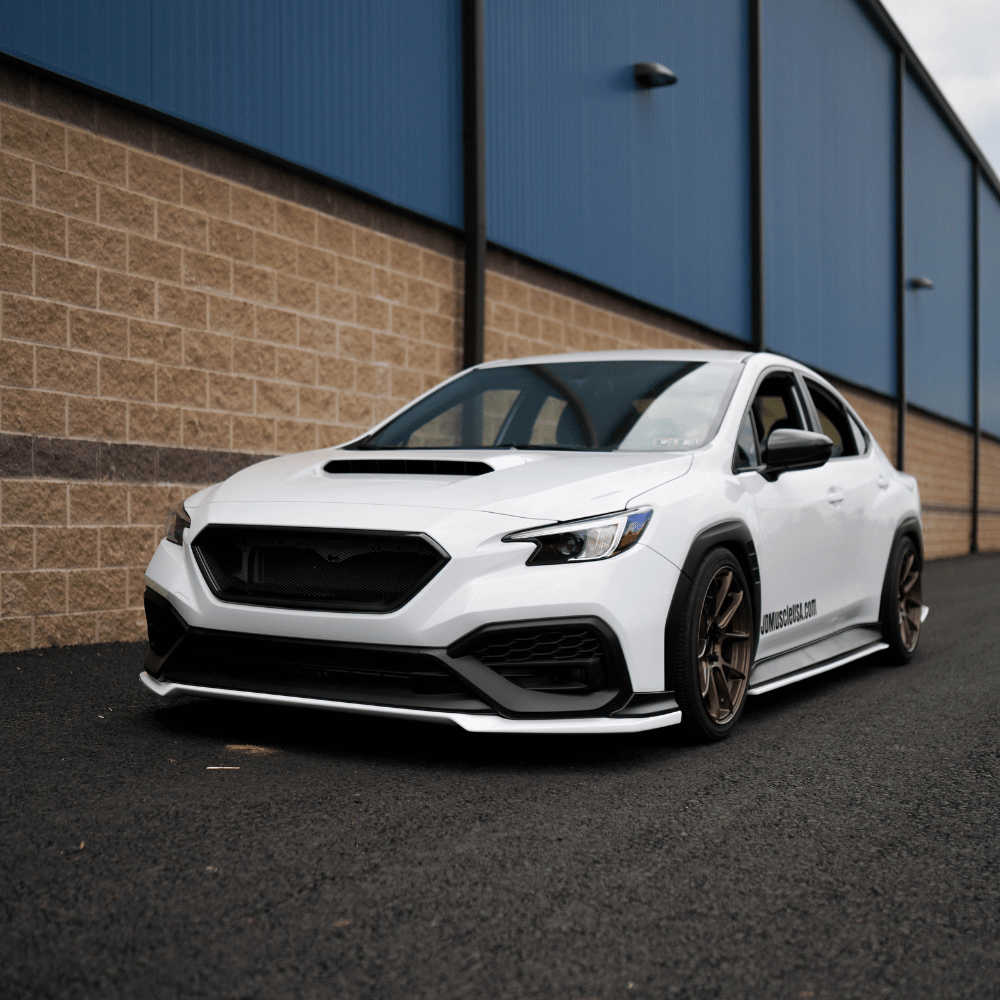 JDMuscle [22 - 26 WRX] CS Style V1 Front Bumper Grille - Paint Matched/Gloss Black - JDMuscleGrillesJDM-WRX22-DB-FG1GBGloss Black