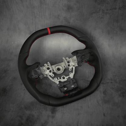 JDMuscle [22 - 26 WRX] Custom Steering Wheel compatible w/ MT and CVT | Carbon Fiber / Painted / Alcantara / Leather / Forged / Honey Comb / LED - JDMuscleSteering WheelsJDM-STR-WRX-2022