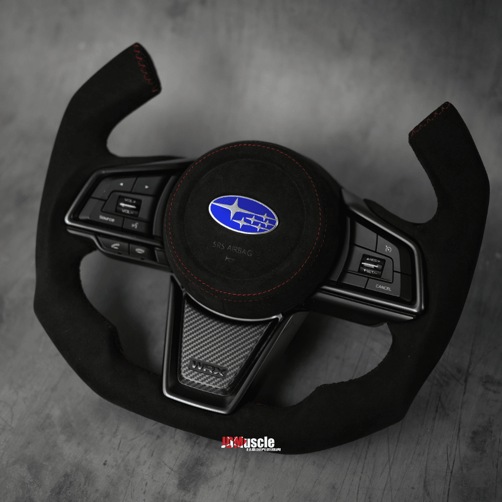 JDMuscle [22-26 WRX] Custom Steering Wheel MT and CVT | Carbon Fiber / Painted / Alcantara / Leather / Forged / Honey Comb / LED (Open Box) - JDMuscleSteering WheelsJDM-WRX22-STR#CUS-10012601