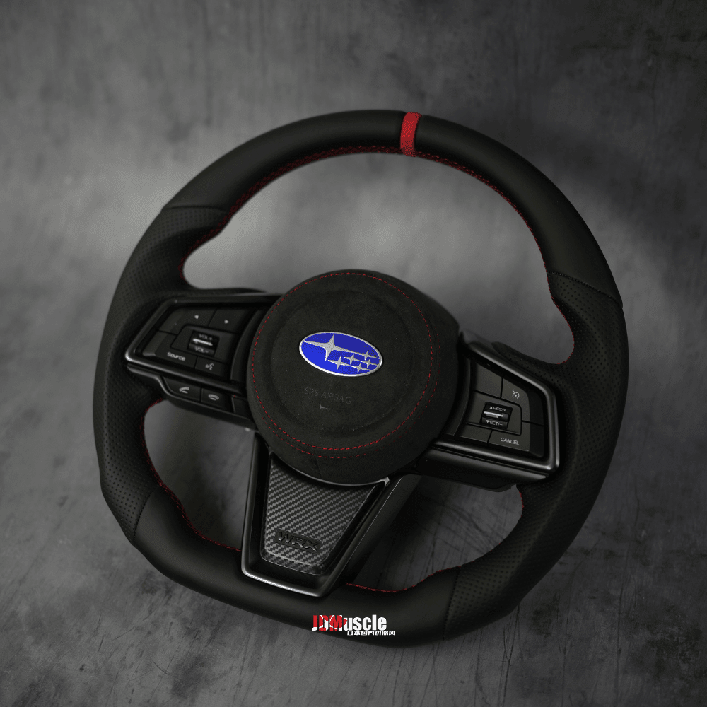 JDMuscle [22-26 WRX] Custom Steering Wheel MT and CVT | Carbon Fiber / Painted / Alcantara / Leather / Forged / Honey Comb / LED (Open Box) - JDMuscleSteering WheelsJDM-WRX22-STR#CUS-10012601