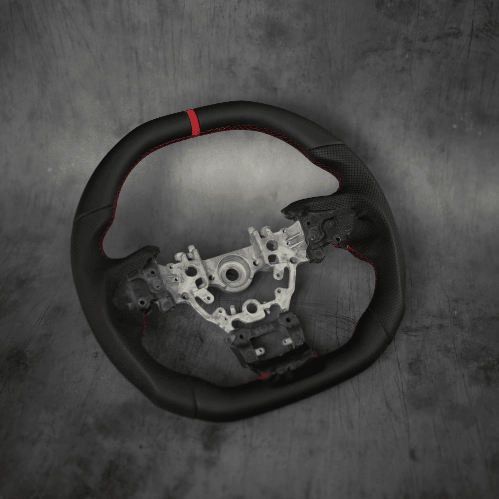 JDMuscle [22-26 WRX] Custom Steering Wheel MT and CVT | Carbon Fiber / Painted / Alcantara / Leather / Forged / Honey Comb / LED (Open Box) - JDMuscleSteering WheelsJDM-WRX22-STR#CUS-10012601