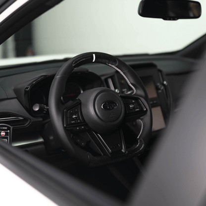 JDMuscle [22-26 WRX] Custom Steering Wheel MT and CVT | Carbon Fiber / Painted / Alcantara / Leather / Forged / Honey Comb / LED (Open Box) - JDMuscleSteering WheelsJDM-WRX22-STR#CUS-10012601