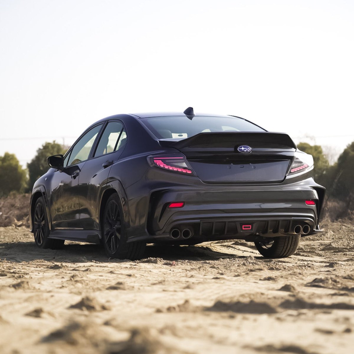 JDMuscle [22 - 26 WRX] Evolution Rear Bumper - JDMuscleBody KitsJDM-WRX22-RBEFRPFiber Glass