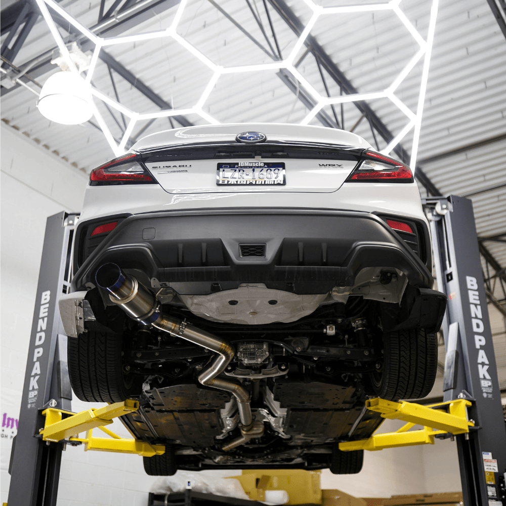 JDMuscle [22 - 26 WRX] Extreme Titanium Single Exit Catback Exhaust - JDMuscleCat Back Exhaust SystemJDM-WRX22-CBS-TI