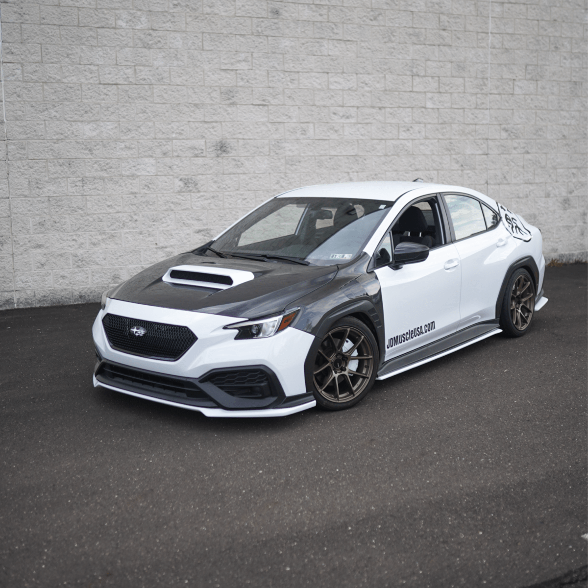JDMuscle [22 - 26 WRX] Front Lip | OE+ Style Paint Matched / Gloss Black - JDMuscleFront LipsJDM-WRX22-FL-OE.D4SCrystal Black Silica D4S (Gloss Black w/ Pearl)