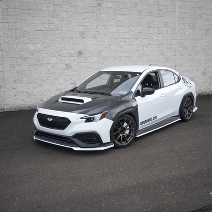 JDMuscle [22 - 26 WRX] Front Lip | OE+ Style Paint Matched / Gloss Black - JDMuscleFront LipsJDM-WRX22-FL-OE.D4SCrystal Black Silica D4S (Gloss Black w/ Pearl)