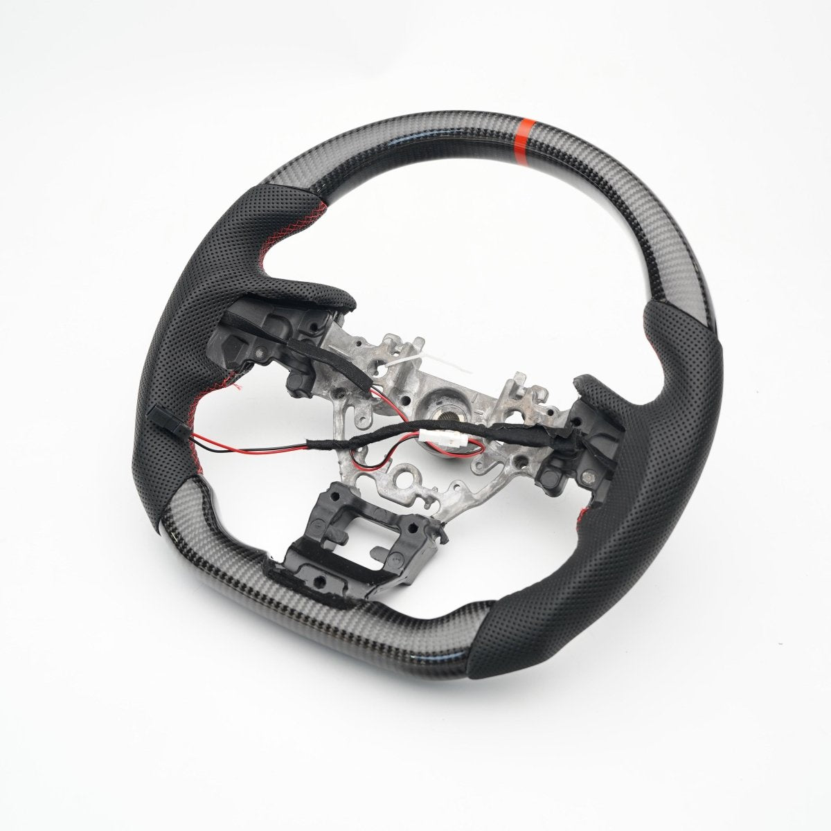 JDMuscle [22-26 WRX] Heated Steering Wheel - JDMuscleSteering WheelsJDM-HT-STR-WRX22L-BK-NFull Leather(Smooth Top&Bottom, Perforated Sides)Black