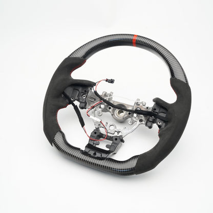 JDMuscle [22-26 WRX] Heated Steering Wheel - JDMuscleSteering WheelsJDM-HT-STR-WRX22L-BK-NFull Leather(Smooth Top&Bottom, Perforated Sides)Black