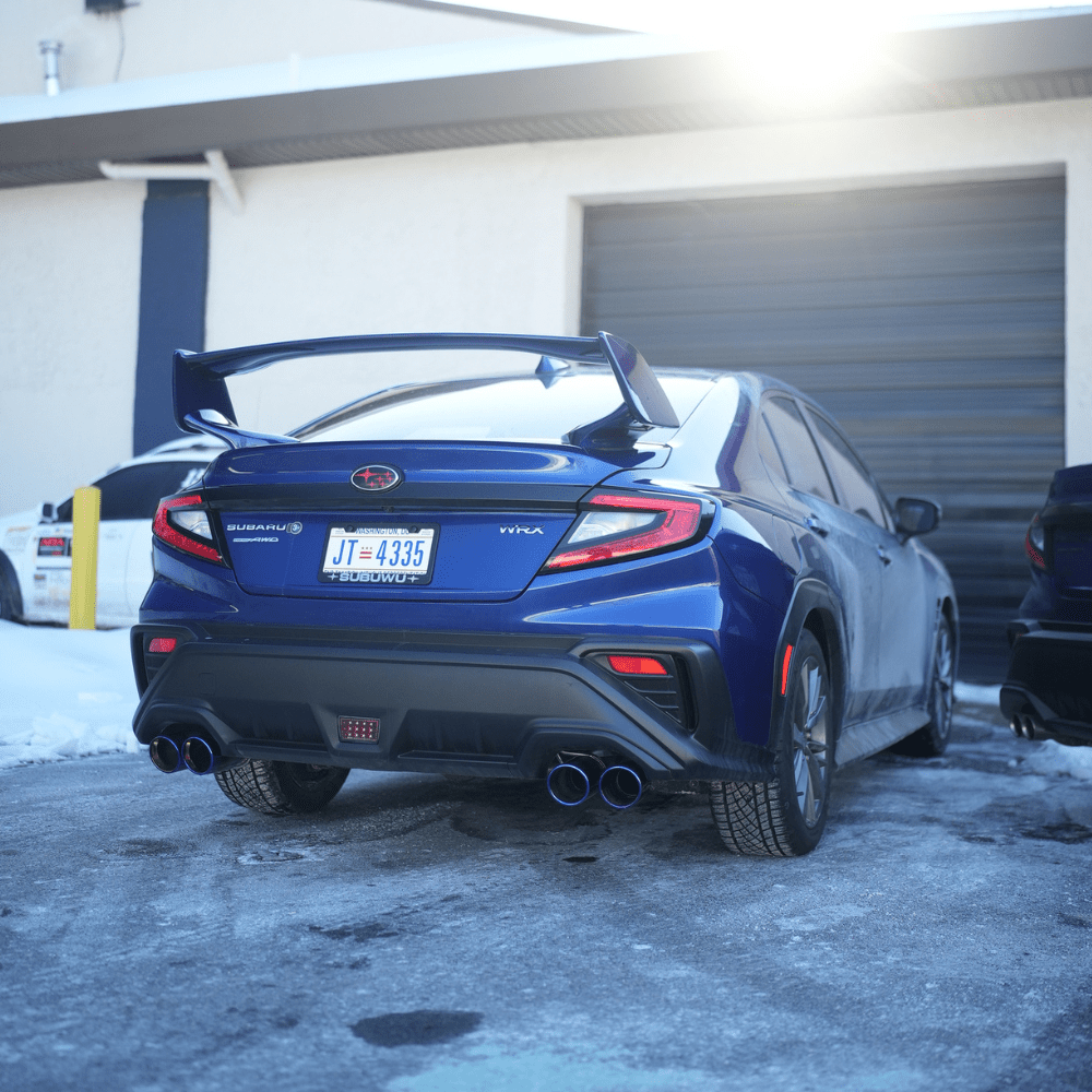 JDMuscle [22-26 WRX] JDM Edition VB STI Style Spoiler | Paint Matched / Gloss Black / ABS - Return (Open Box)
