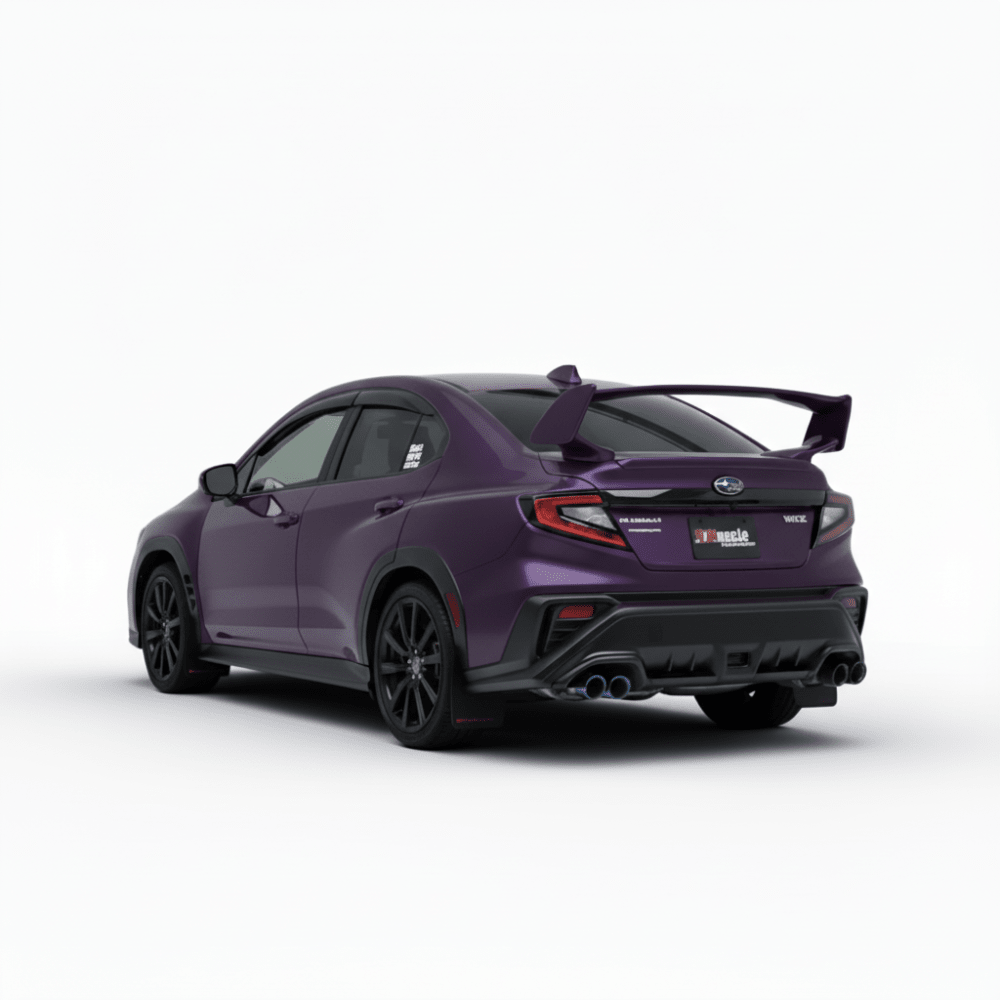 JDMuscle [22-26 WRX] JDM Edition VB STI Style Spoiler | Paint Matched / Gloss Black / ABS - Return (Open Box)