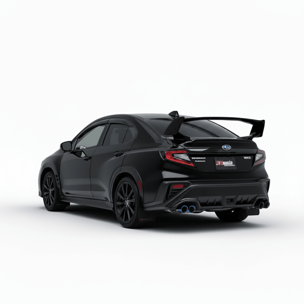 JDMuscle [22-26 WRX] JDM Edition VB STI Style Spoiler | Paint Matched / Gloss Black / ABS - Return (Open Box)