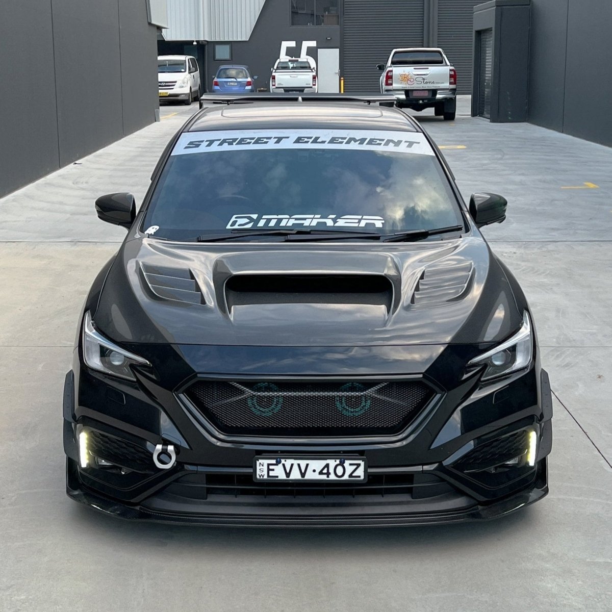 JDMuscle [22 - 26 WRX] JDM Style Fog Light Bezel w/ DRL and Turn - JDMuscleFog LightsJDM-FOG-WRX22-R-001DRL+Turn Bezel