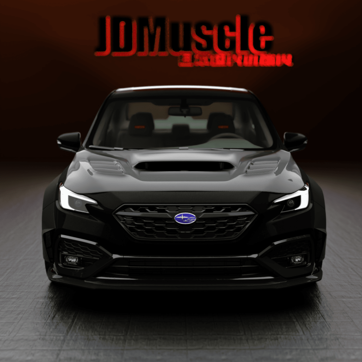JDMuscle [22 - 26 WRX] Kogeki Style Front Lip - JDMuscleFront LipsJDM-WRX22-FL-KOGPBMatte Black
