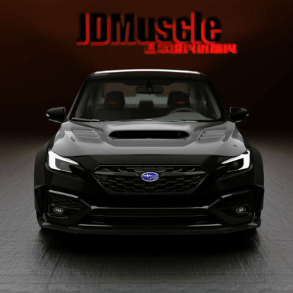 JDMuscle [22 - 26 WRX] Kogeki Style Front Lip - JDMuscleFront LipsJDM-WRX22-FL-KOGPBMatte Black