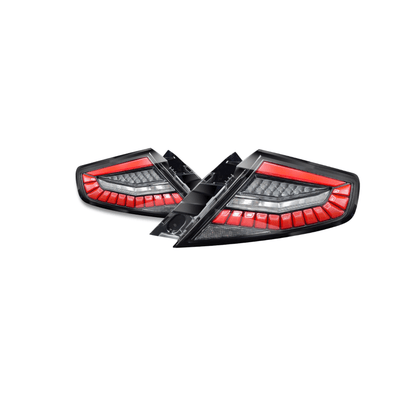 JDMuscle [22 - 26 WRX] LED Tail Lights Version EVO - JDMuscleTail LightsJDM-WRX22-TL-EB2Clear Lens + Black Base + Red Bar