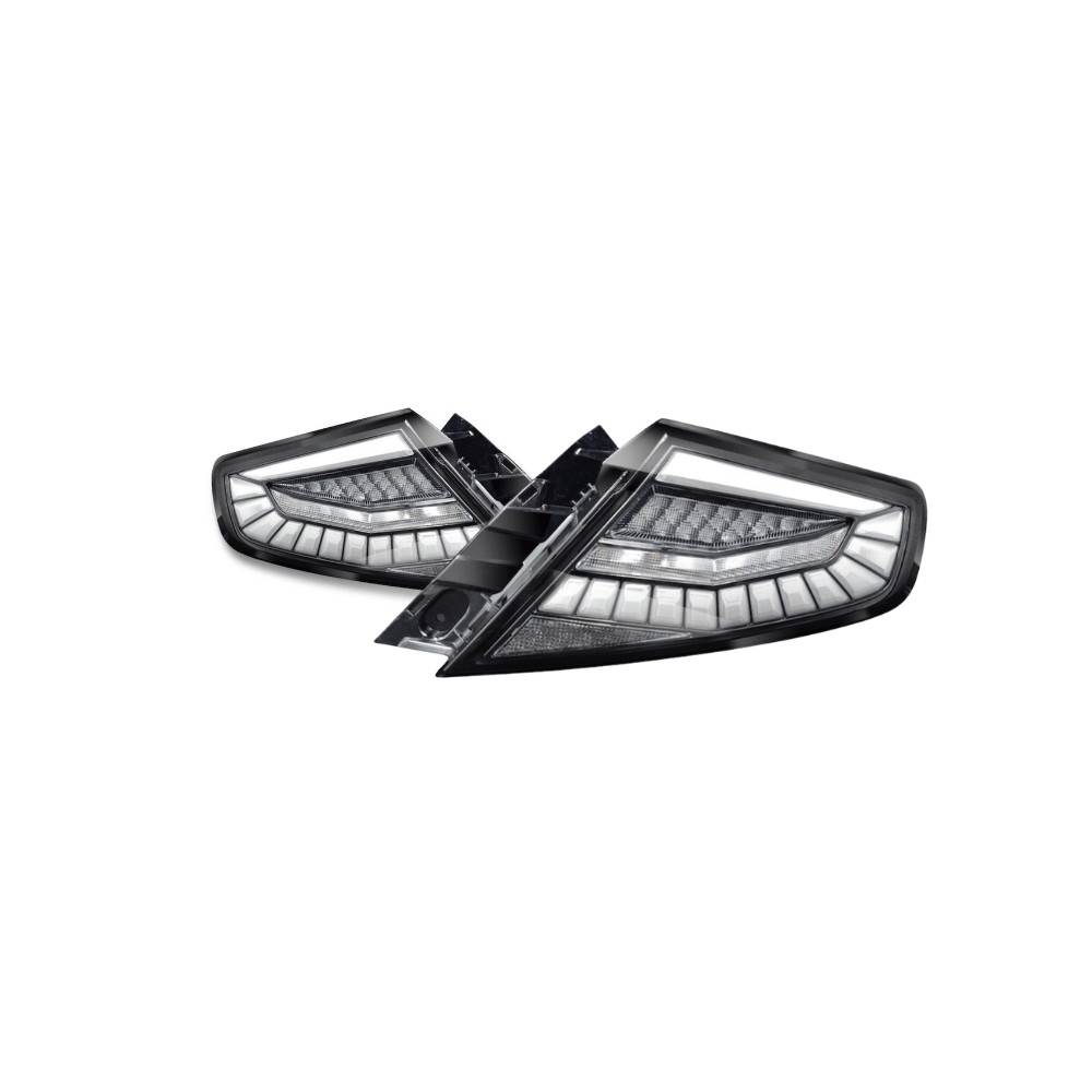 JDMuscle [22 - 26 WRX] LED Tail Lights Version EVO - JDMuscleTail LightsJDM-WRX22-TL-EB1Clear Lens + Black Base + White Bar