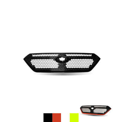 JDMuscle [22-26 WRX] OEM Style Sport Grille w/ Integrated Emblem Mount and Optional Painted Stripe - Return