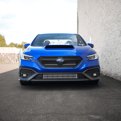 JDMuscle [22-26 WRX] OEM Style Sport Grille w/ Integrated Emblem Mount and Optional Painted Stripe - Return