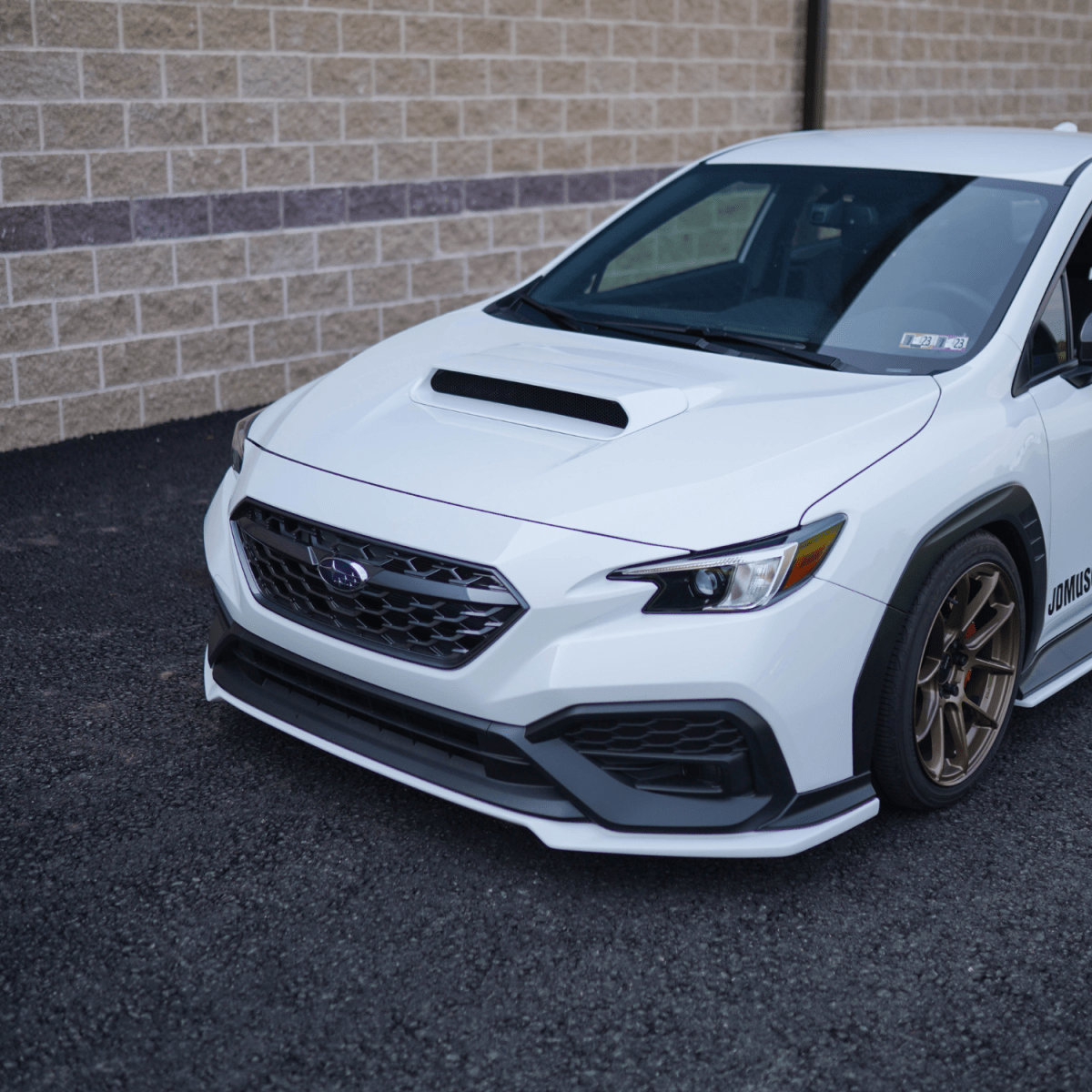 JDMuscle [22-26 WRX] OE+ Style Oversized Hood Scoop | Paint Matched - Return (Open Box)