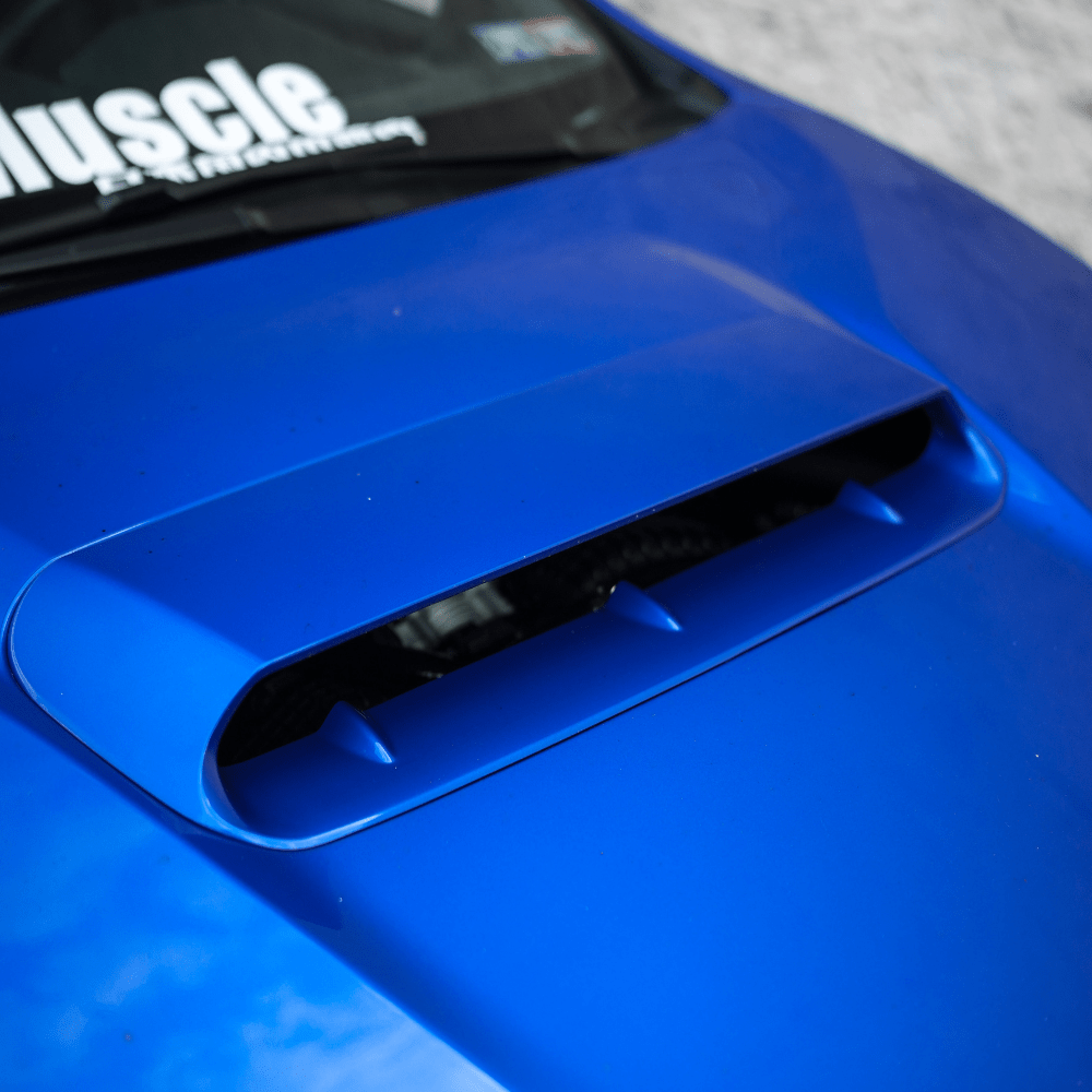 JDMuscle [22 - 26 WRX] Oversized Hood Scoop V1 - Gloss Black / Paint Matched / Carbon Fiber - Bulge Style - JDMuscleHood Scoops / VentsJDM-WRX22-SC1D4SCrystal Black Silica D4S (Gloss Black w/ Pearl)