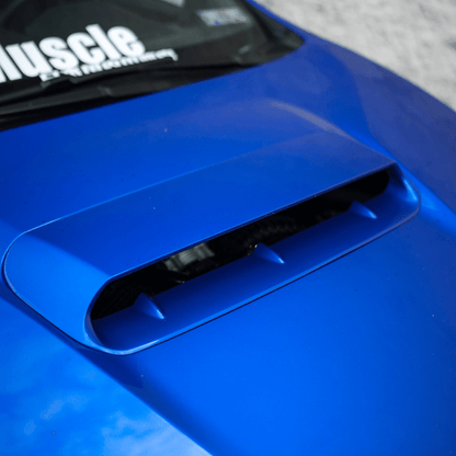 JDMuscle [22 - 26 WRX] Oversized Hood Scoop V1 - Gloss Black / Paint Matched / Carbon Fiber - Bulge Style - JDMuscleHood Scoops / VentsJDM-WRX22-SC1D4SCrystal Black Silica D4S (Gloss Black w/ Pearl)