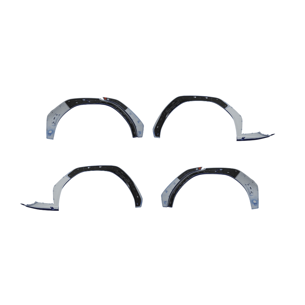 JDMuscle [22 - 26 WRX] Paint Matched Fender Flares OEM+ Style - JDMuscleFendersJDM-WRX22-FF-OEK7XWorld Rally Blue Pearl - K7X