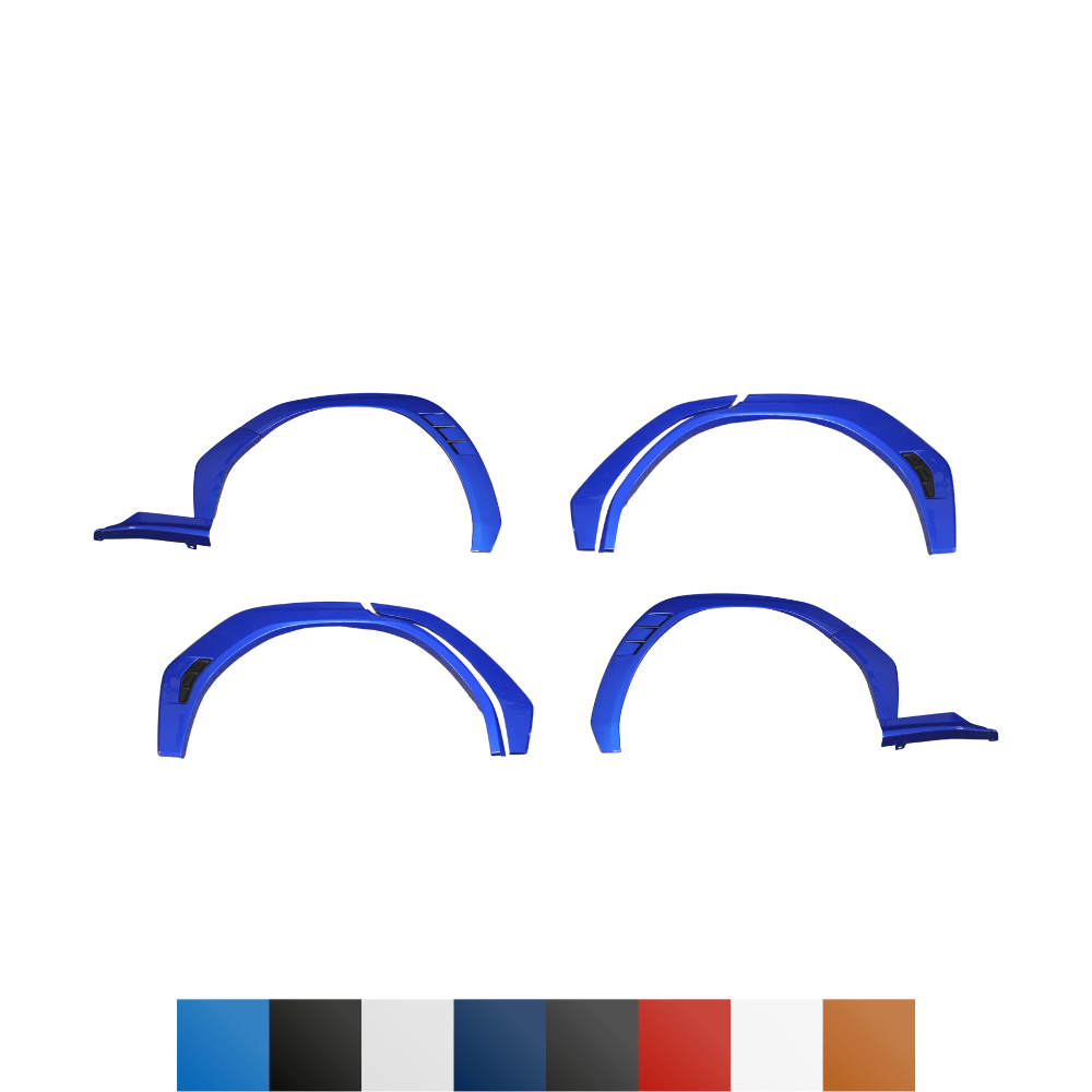 JDMuscle [22 - 26 WRX] Paint Matched Fender Flares OEM+ Style - JDMuscleFendersJDM-WRX22-FF-OEK7XWorld Rally Blue Pearl - K7X