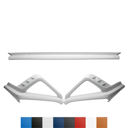 JDMuscle [22 - 26 WRX] Paint Matched Rear Bumper Covers - JDMuscleBumper CoversJDM-WRX22-BCK7XWorld Rally Blue Pearl - K7X