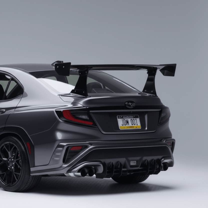 JDMuscle [22 - 26 WRX] Paint Matched Rear Bumper Covers - JDMuscleBumper CoversJDM-WRX22-BCP8YMagnetite Gray Metallic (P8Y)