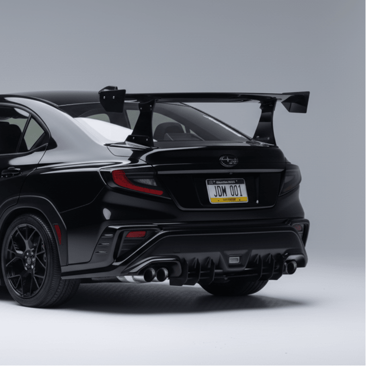 JDMuscle [22 - 26 WRX] Paint Matched Rear Bumper Covers - JDMuscleBumper CoversJDM-WRX22-BCD4SCrystal Black Silica (D4S)