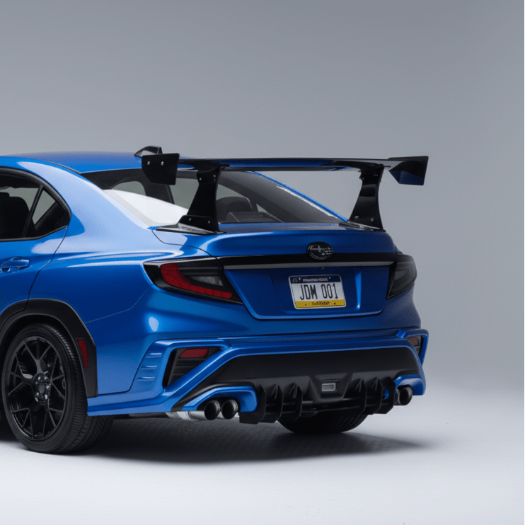 JDMuscle [22 - 26 WRX] Paint Matched Rear Bumper Covers - JDMuscleBumper CoversJDM-WRX22-BCK7XWorld Rally Blue Pearl (K7X)
