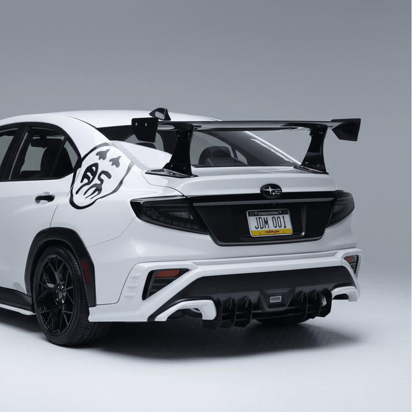 JDMuscle [22 - 26 WRX] Paint Matched Rear Bumper Covers - JDMuscleBumper CoversJDM-WRX22-BCM6YCeramic White (M6Y)