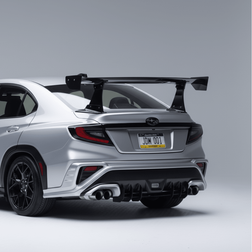 JDMuscle [22 - 26 WRX] Paint Matched Rear Bumper Covers - JDMuscleBumper CoversJDM-WRX22-BCG1UIce Silver Metallic (G1U)