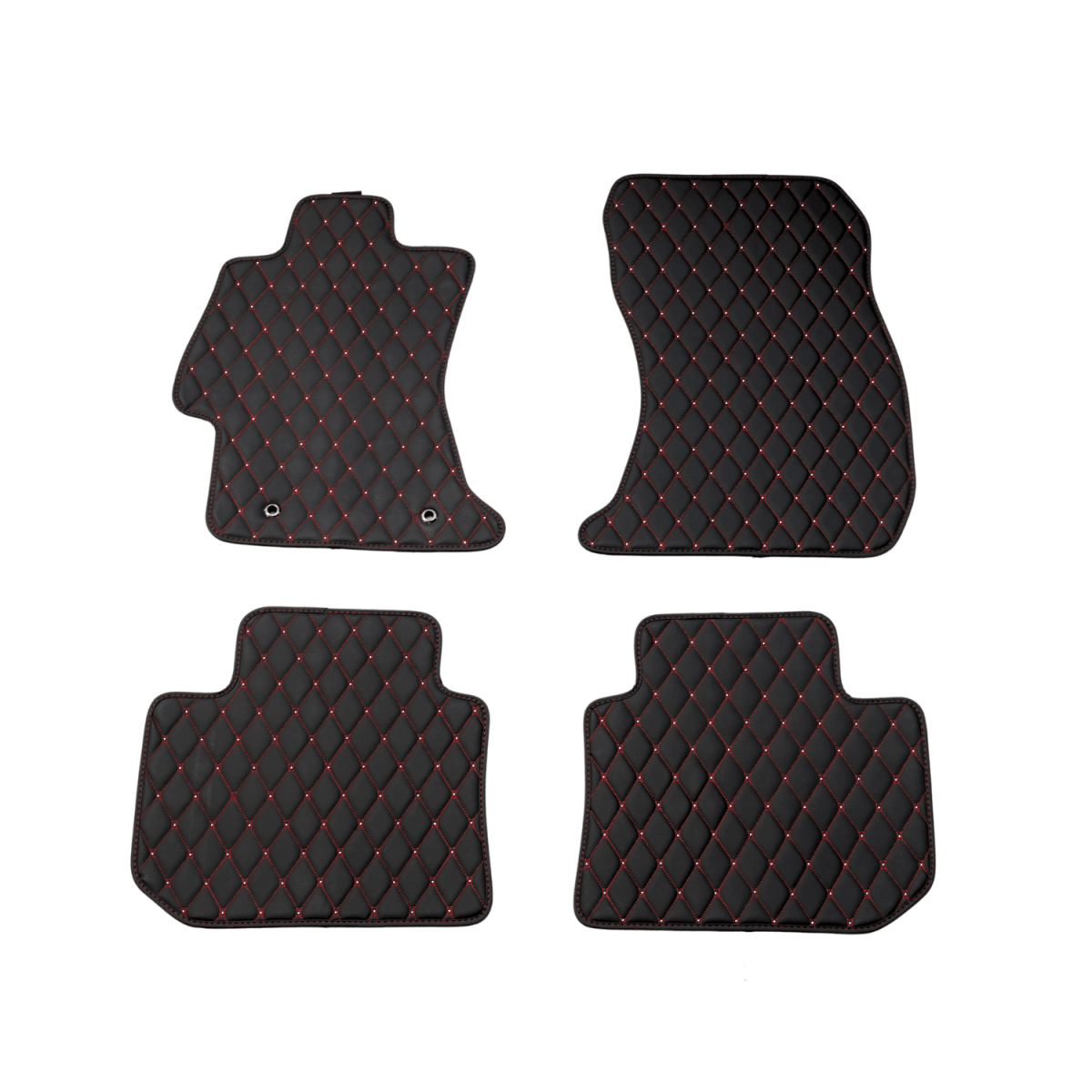 JDMuscle [22 - 26 WRX] Phantom Series RGB Floor Liners - JDMuscleFloor MatsJDM-WRX22-RGB-FLB-RDBlackRed