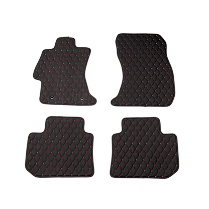 JDMuscle [22 - 26 WRX] Phantom Series RGB Floor Liners - JDMuscleFloor MatsJDM-WRX22-RGB-FLB-RDBlackRed