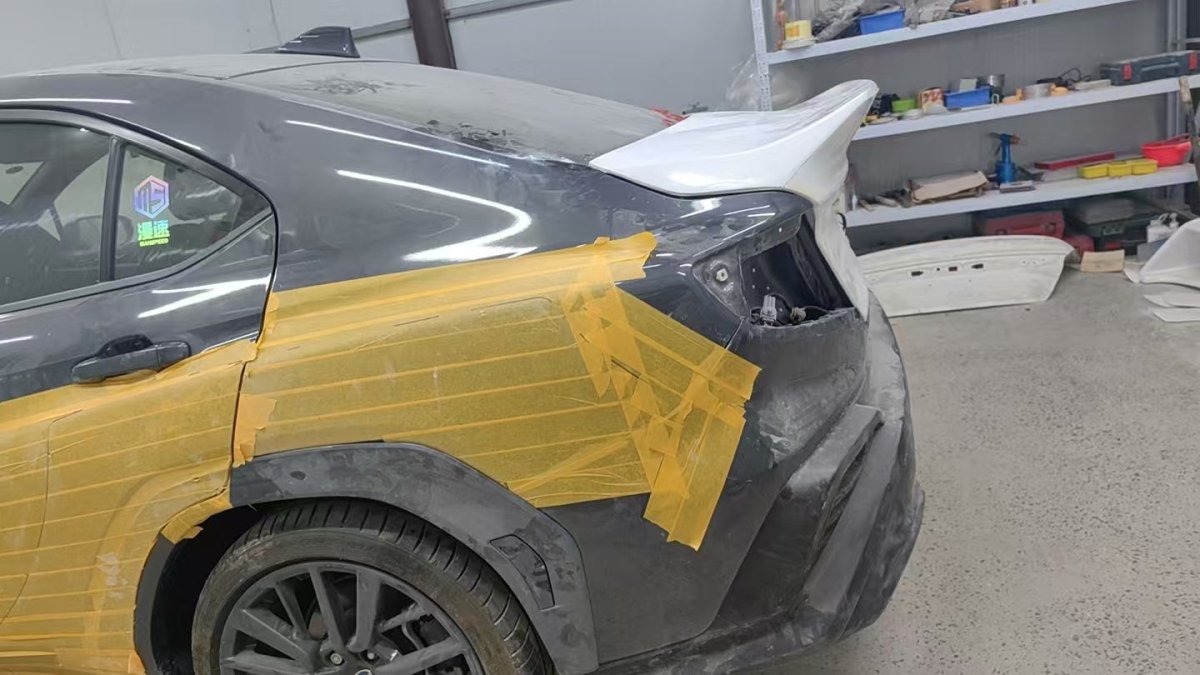 JDMuscle [22 - 26 WRX] Pre - Preg Carbon Fiber Duckbill Trunk V1 - JDMuscleTrunksJDM-WRX22-DR-58FCFForged Carbon Fiber