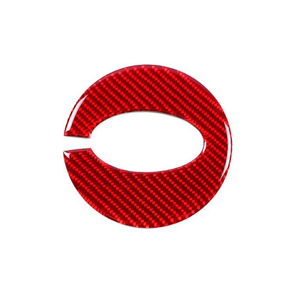 JDMuscle [22 - 26 WRX] P&S Series Carbon Fiber Airbag Trim Cover | Black Carbon Fiber/ Red Carbon Fiber - JDMuscleTrim KitsJDM-WRX22-117RRed Carbon Fiber