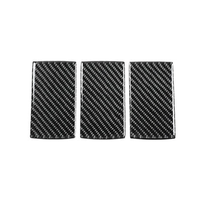 JDMuscle [22 - 26 WRX] P&S Series Carbon Fiber Car Seat Hook Covers 3 PC| Black Carbon Fiber/ Red Carbon Fiber - JDMuscleTrim KitsJDM-WRX22-112BBlack Carbon FIiber