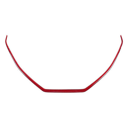 JDMuscle [22 - 26 WRX] P&S Series Carbon Fiber Center Console Frame Trim | Black Carbon Fiber/ Red Carbon Fiber - JDMuscleTrim KitsJDM-WRX22-105RRed Carbon Fiber