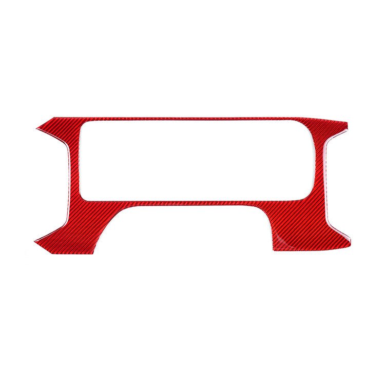 JDMuscle [22 - 26 WRX] P&S Series Carbon Fiber Cup Holder Trim Cover | Black Carbon Fiber/ Red Carbon Fiber - JDMuscleTrim KitsJDM-WRX22-CUPCRRed Carbon Fiber